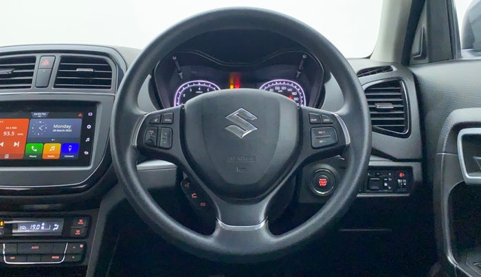 2021 Maruti Vitara Brezza ZXI, Petrol, Manual, 6,055 km, Steering Wheel Close Up