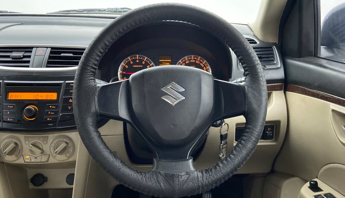 2014 Maruti Swift Dzire VXI, Petrol, Manual, 77,035 km, Steering Wheel Close Up