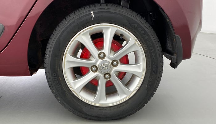 2015 Hyundai Grand i10 ASTA 1.2 AT VTVT, Petrol, Automatic, 33,368 km, Left Rear Wheel