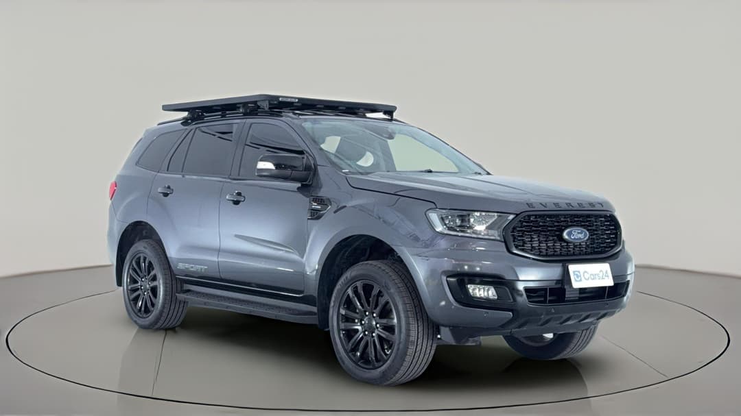 2021 Ford Everest Sport (4WD), Automatic, 83746 km, Right Front Diagonal (45- Degree) View