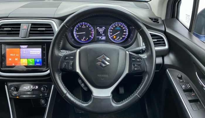 2020 Maruti S Cross ALPHA 1.5 SMART HYBRID, Petrol, Manual, 14,760 km, Steering Wheel Close Up