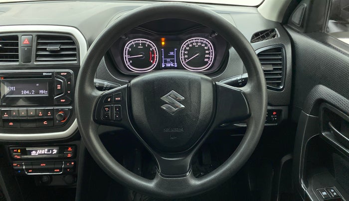 2020 Maruti Vitara Brezza VXI, Petrol, Manual, 55,879 km, Steering Wheel Close Up