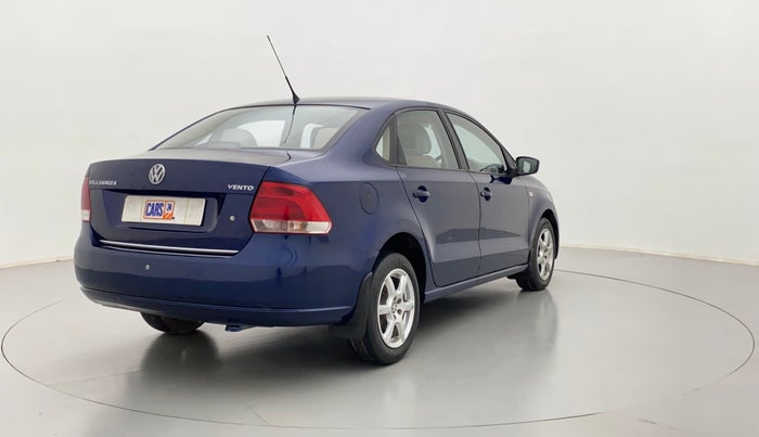 2013 Volkswagen Vento HIGHLINE PETROL AT, Petrol, Automatic, 84,986 km, Right Back Diagonal
