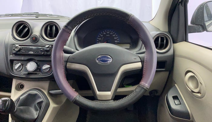 2016 Datsun Go T (O), Petrol, Manual, 70,543 km, Steering Wheel Close Up