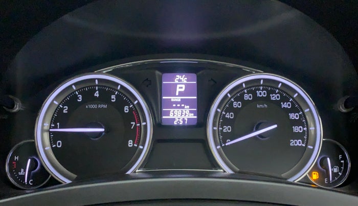 2015 Maruti Ciaz ZXI AT, Petrol, Automatic, 69,937 km, Odometer Image
