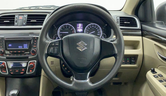 2015 Maruti Ciaz ZXI AT, Petrol, Automatic, 69,937 km, Steering Wheel Close Up