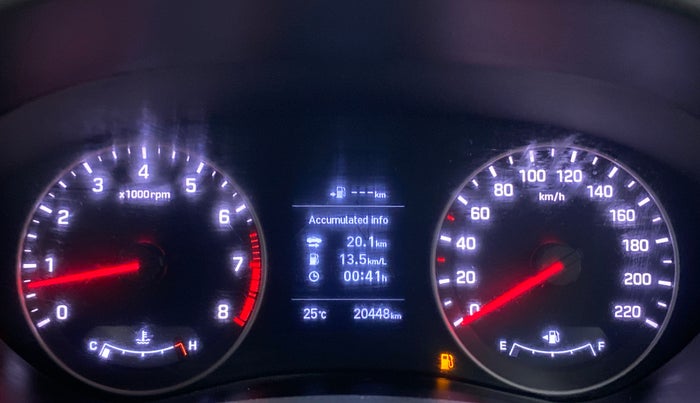 2019 Hyundai Elite i20 ASTA 1.2 (O), Petrol, Manual, 20,526 km, Odometer Image