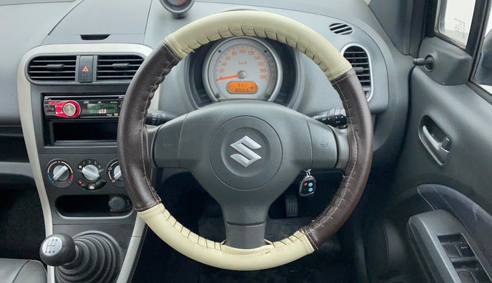 2012 Maruti Ritz VXI, Petrol, Manual, 80,315 km, Steering Wheel Close Up