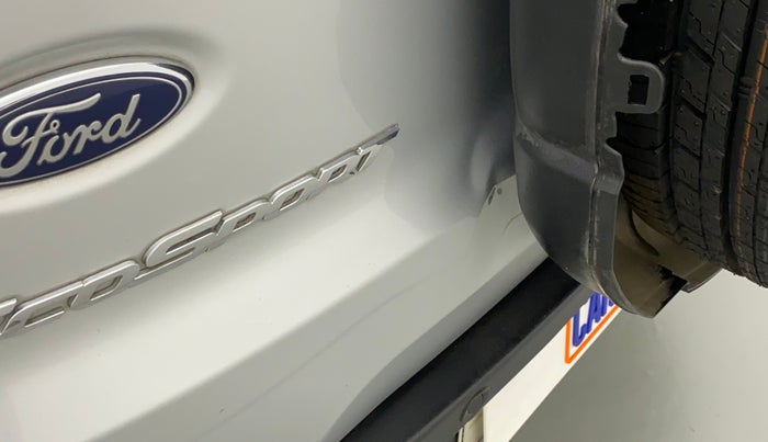 2018 Ford Ecosport AMBIENTE 1.5L DIESEL, Diesel, Manual, 47,956 km, Dicky (Boot door) - Slightly dented