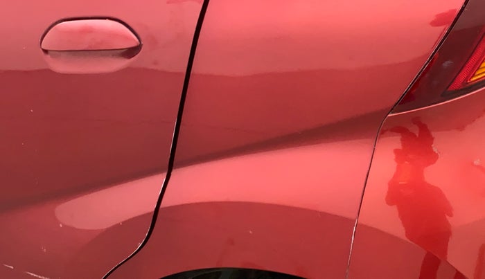 2018 Datsun Redi Go S 1.0 AMT, Petrol, Automatic, 30,777 km, Left quarter panel - Slightly dented
