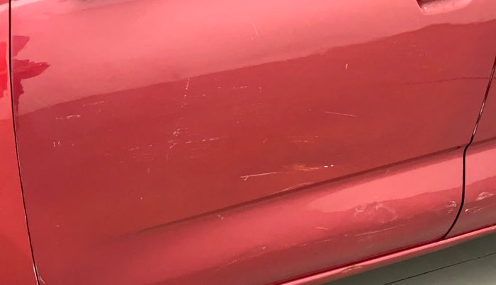 2018 Datsun Redi Go S 1.0 AMT, Petrol, Automatic, 30,777 km, Front passenger door - Slightly dented