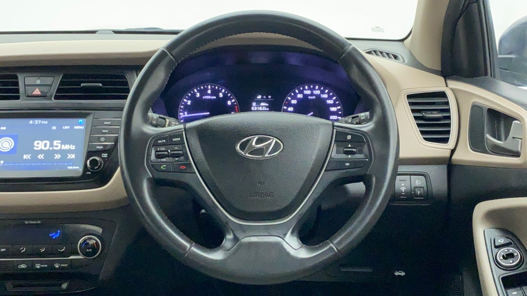Steering Wheel Close Up