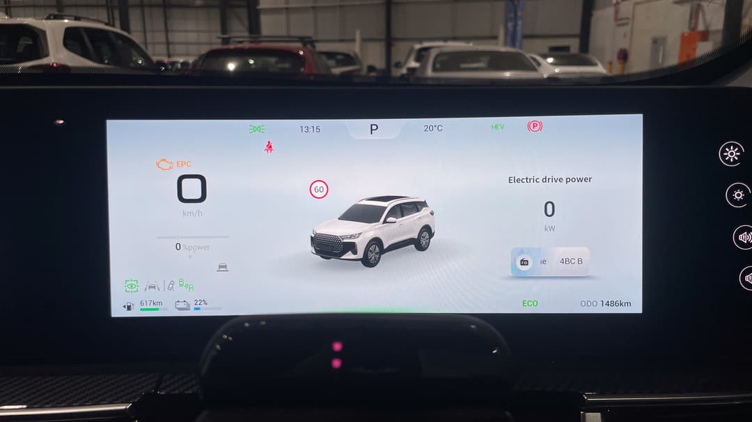 2025 Chery Tiggo 7 Csh Urban, Automatic, 1486 km, Odometer View
