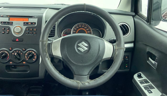 2012 Maruti Wagon R 1.0 VXI, Petrol, Manual, 38,885 km, Steering Wheel Close Up