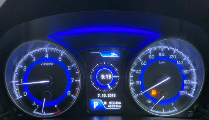 2019 Maruti Baleno ALPHA CVT PETROL 1.2, Petrol, Automatic, 40,301 km, Odometer Image