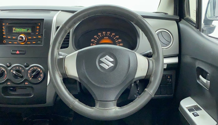 2012 Maruti Wagon R 1.0 LXI, Petrol, Manual, 35,307 km, Steering Wheel Close Up