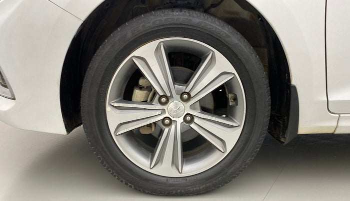 2019 Hyundai Verna 1.6 SX VTVT AT (O), Petrol, Automatic, 45,066 km, Left Front Wheel