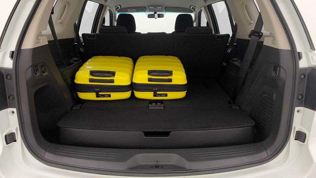 Boot Inside View with Luggage