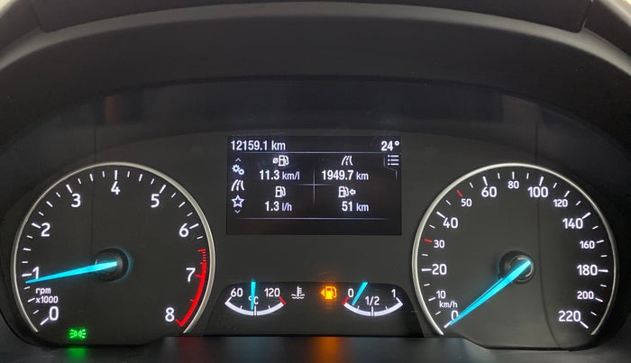 2021 Ford Ecosport TITANIUM+ SPORT, Petrol, Manual, 12,201 km, Odometer Image