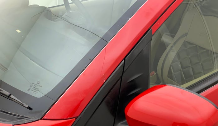 2011 Honda Brio S MT, Petrol, Manual, 68,158 km, Left A pillar - Paint is slightly faded