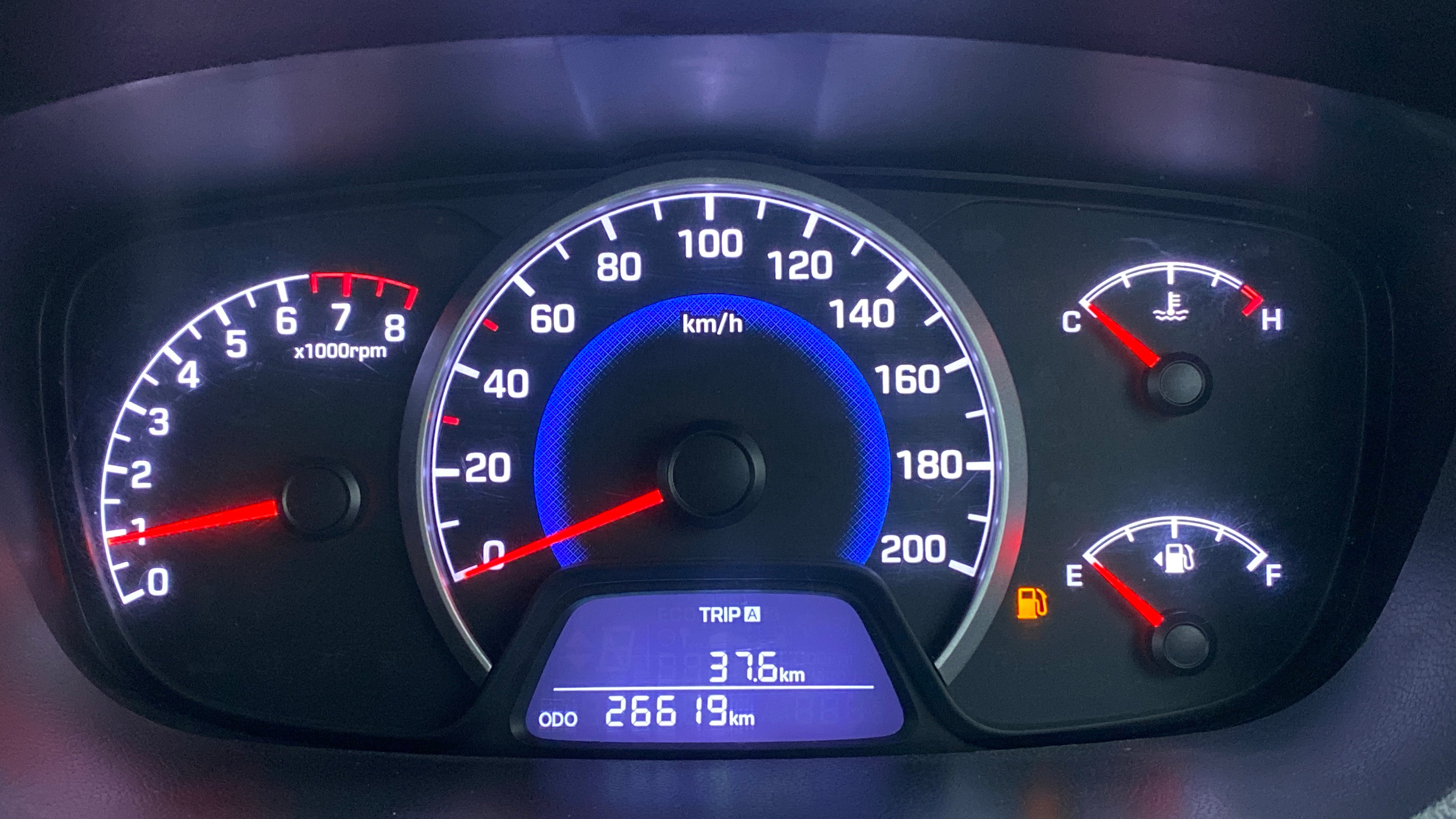2017 Hyundai Grand i10 SPORTS 1.2 VTVT, Petrol, Manual, 26,693 km, Odometer Image