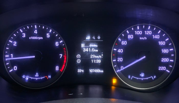 2014 Hyundai Elite i20 ASTA 1.2, CNG, Manual, 1,07,493 km, Odometer Image