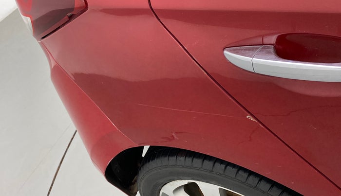 2014 Hyundai Elite i20 ASTA 1.2, CNG, Manual, 1,07,493 km, Right quarter panel - Minor scratches