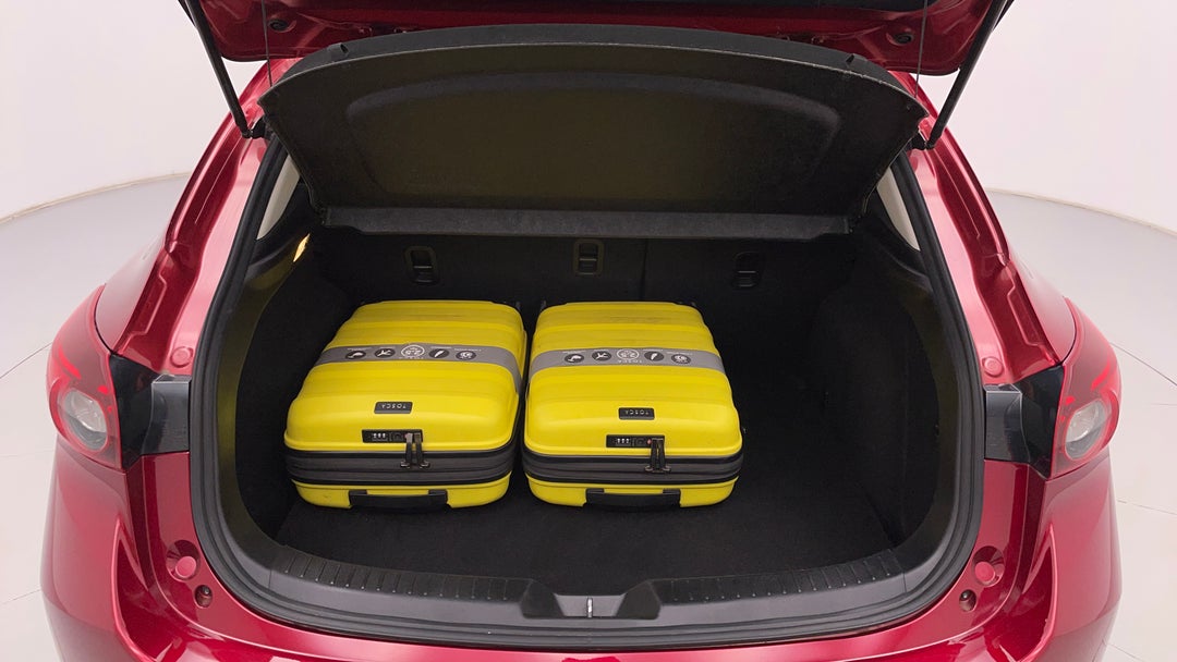 Boot Inside View with Luggage