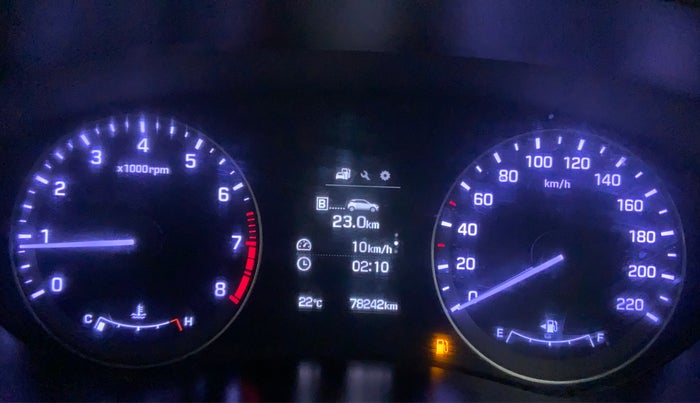 2015 Hyundai Elite i20 ASTA 1.2, Petrol, Manual, 78,240 km, Odometer Image