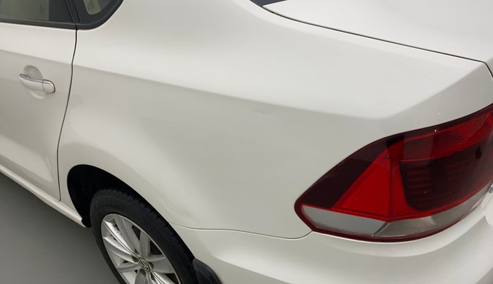 2016 Volkswagen Vento HIGHLINE PETROL AT, Petrol, Automatic, 73,736 km, Left quarter panel - Slightly dented