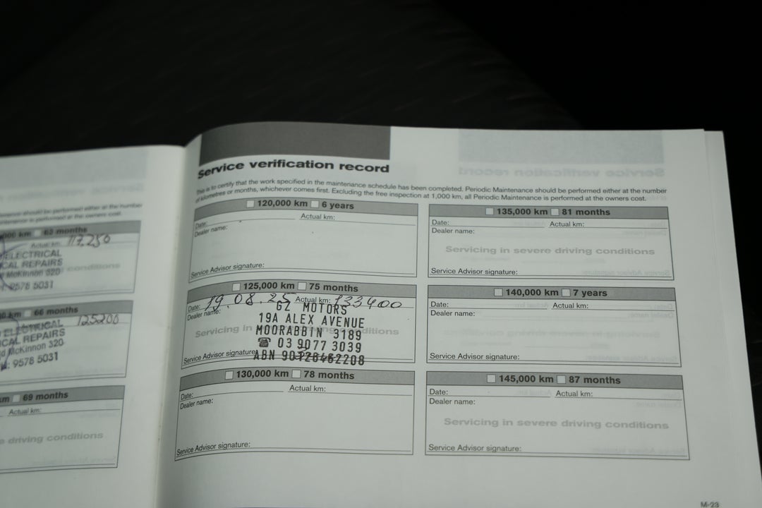 2018 Nissan X-trail St (4WD), Automatic, 138364 km, Service History