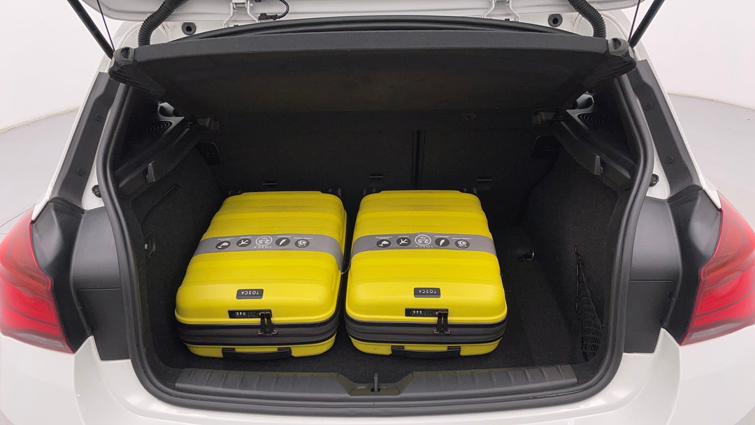 Boot Inside View with Luggage