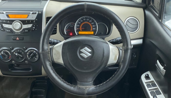 2015 Maruti Wagon R 1.0 VXI, Petrol, Manual, 46,090 km, Steering Wheel Close Up