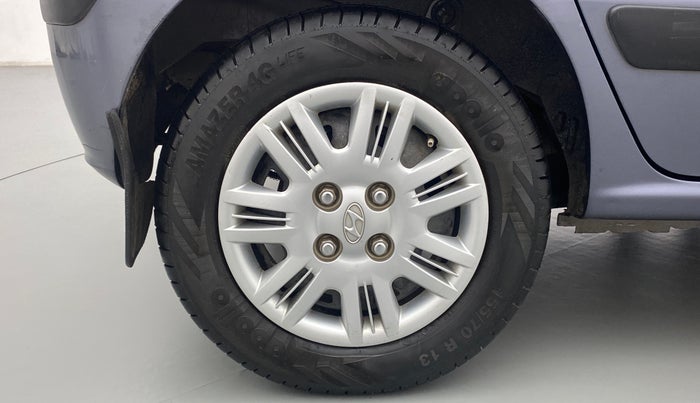 2010 Hyundai Santro Xing GLS, Petrol, Manual, 39,291 km, Right Rear Wheel