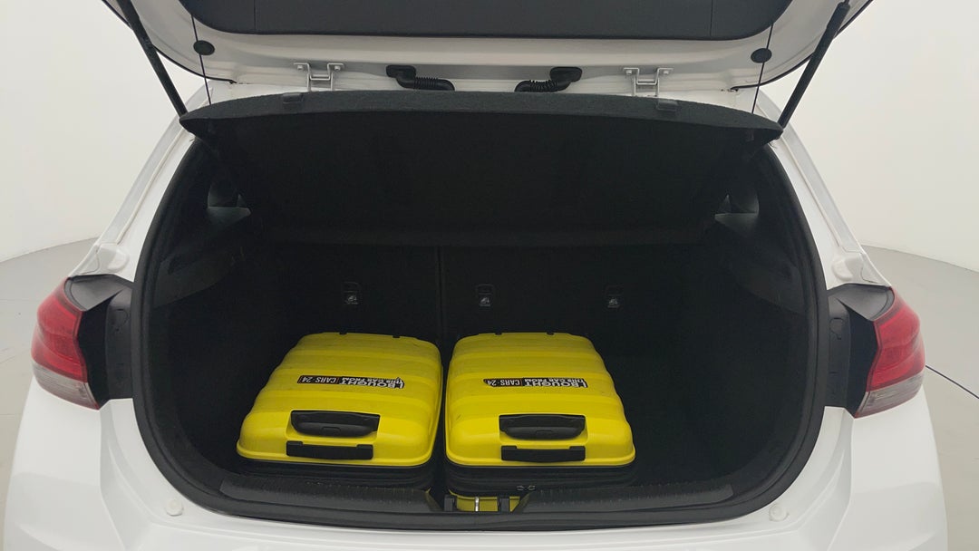 Boot Inside View with Luggage