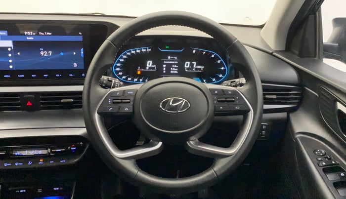 2023 Hyundai NEW I20 ASTA (O) 1.2 MT, Petrol, Manual, 3,928 km, Steering Wheel Close Up