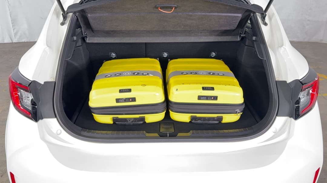 Boot Inside View with Luggage