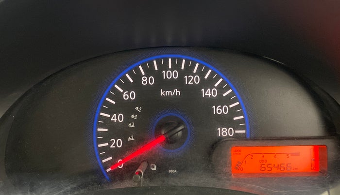 2014 Datsun Go T, Petrol, Manual, 65,504 km, Odometer Image
