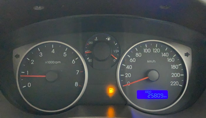 2011 Hyundai i20 MAGNA (O) 1.2, Petrol, Manual, 25,809 km, Odometer Image