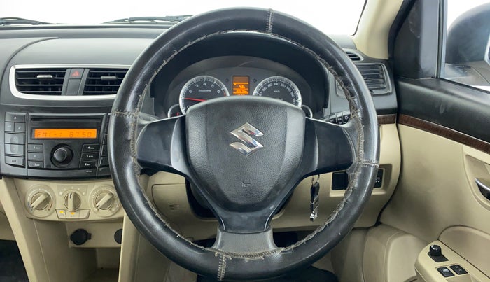 2012 Maruti Swift Dzire VXI, Petrol, Manual, 69,475 km, Steering Wheel Close Up