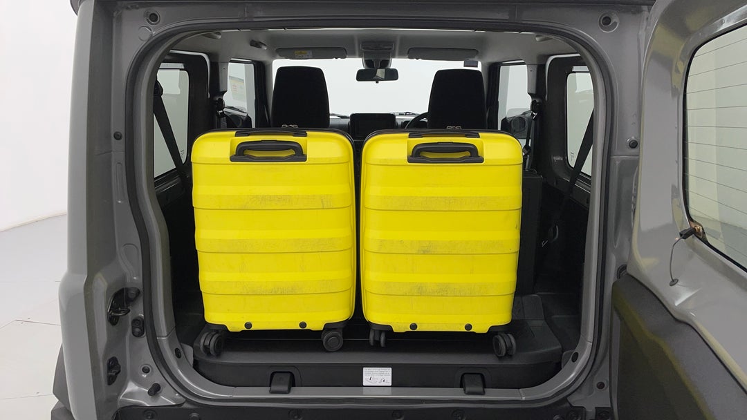 Boot Inside View with Luggage