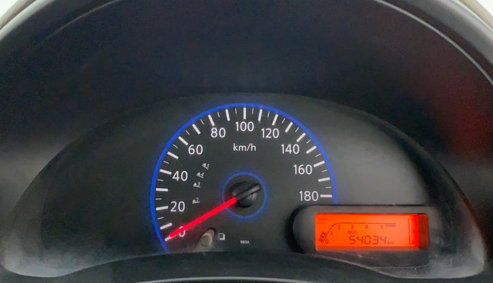 2014 Datsun Go T, Petrol, Manual, 54,033 km, Odometer Image