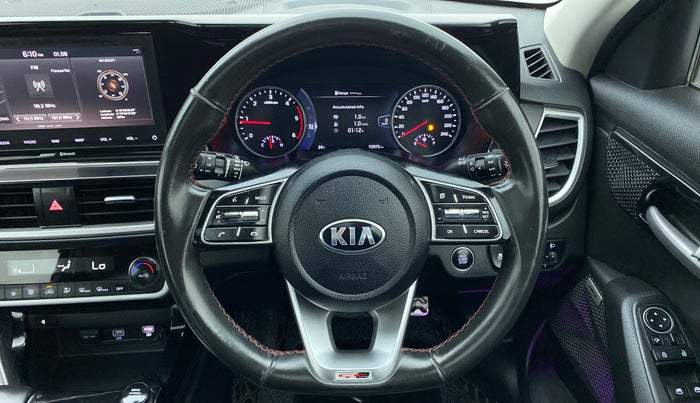 2020 KIA SELTOS 1.5 GTX+ AT, Diesel, Automatic, 73,205 km, Steering Wheel Close Up