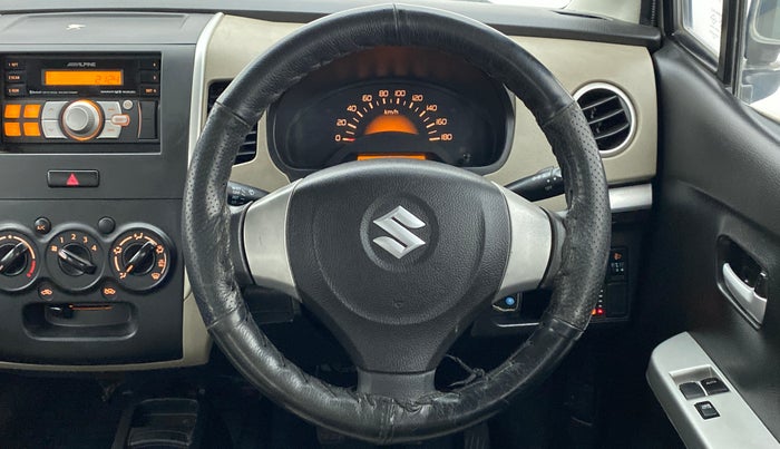 2014 Maruti Wagon R 1.0 LXI CNG, CNG, Manual, 34,185 km, Steering Wheel Close Up