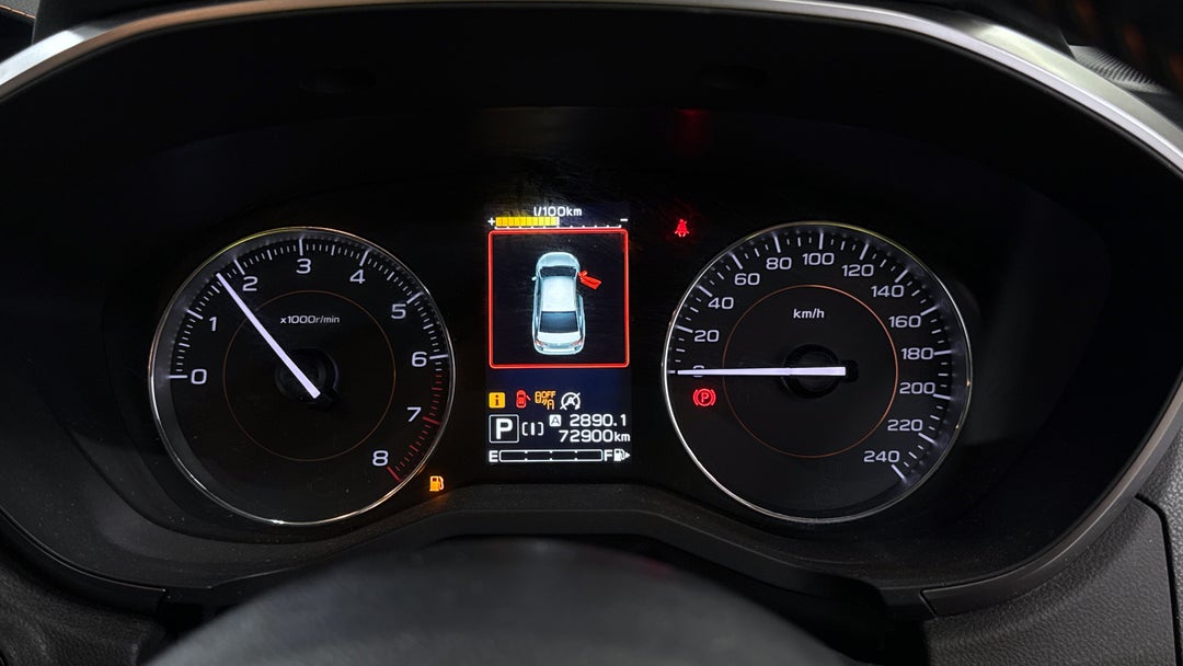 2021 Subaru XV 2.0i-s AWD, Automatic, 72900 km, Odometer View