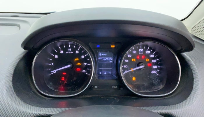 2019 Tata Tiago XZA PETROL, CNG, Automatic, 82,923 km, Instrument cluster - MIL light  due to CNG outside fitment