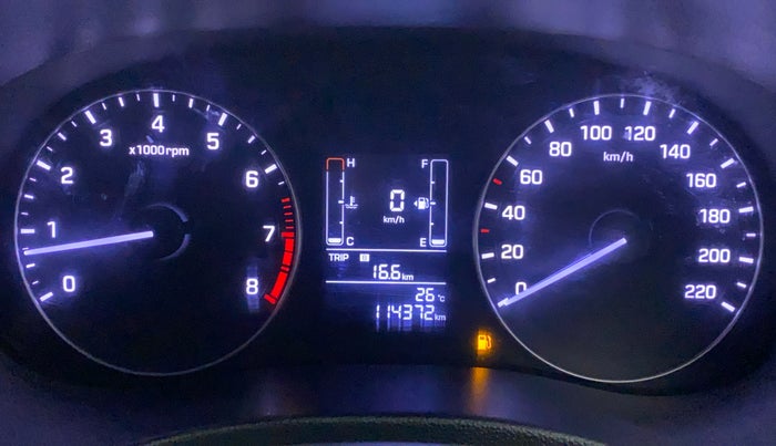 2018 Hyundai Creta E PLUS 1.6 PETROL, Petrol, Manual, 1,14,372 km, Odometer Image