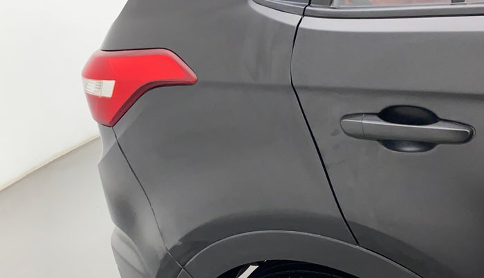 2018 Hyundai Creta E PLUS 1.6 PETROL, Petrol, Manual, 1,14,372 km, Right quarter panel - Minor scratches