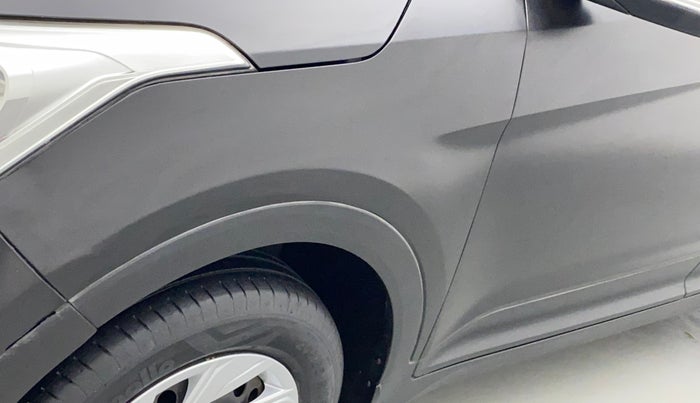2018 Hyundai Creta E PLUS 1.6 PETROL, Petrol, Manual, 1,14,372 km, Left fender - Slightly dented