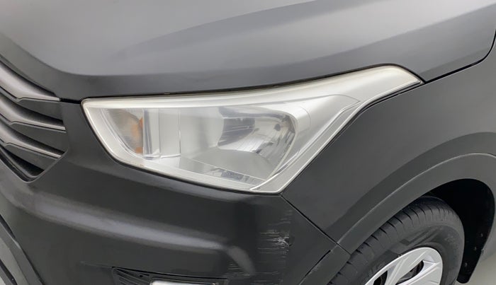 2018 Hyundai Creta E PLUS 1.6 PETROL, Petrol, Manual, 1,14,372 km, Left headlight - Minor scratches